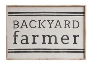 Backyard Farmer Sign