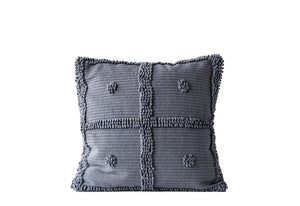 Cotton Chenille Pillow, Grey