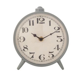 Mantel Clock Grey