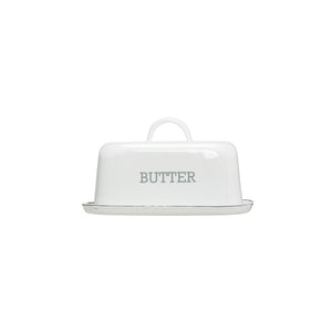 Enameled Butter Dish