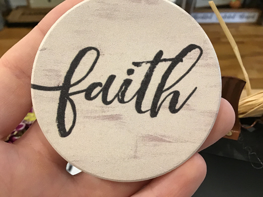 Faith Car Coaster