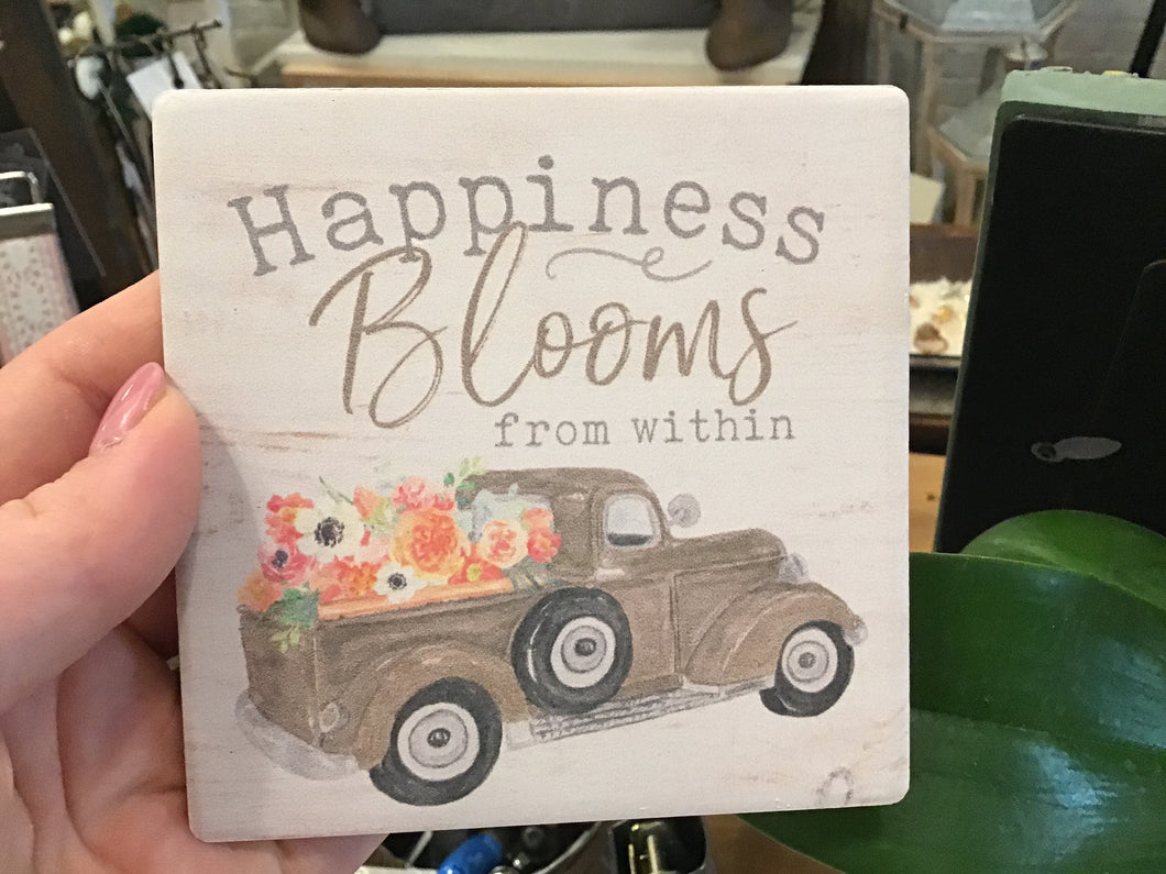 Happiness Blooms Coaster