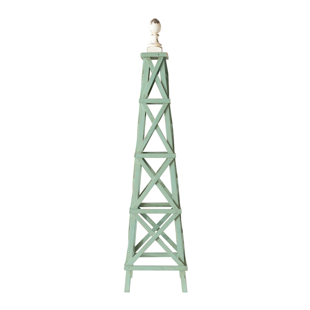 Recycled Wood Trellis with Finial
