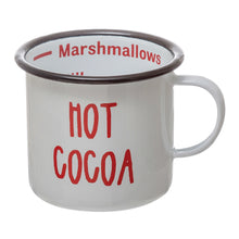 Load image into Gallery viewer, Hot Cocoa Enameled Mug