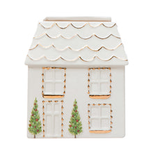 Load image into Gallery viewer, Christmas Stoneware House Vase
