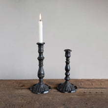 Load image into Gallery viewer, Distressed Cast Iron Taper Holder