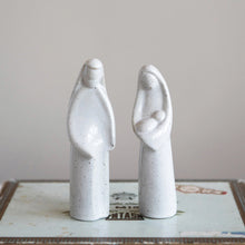 Load image into Gallery viewer, Stoneware Holy Family, Set of 2