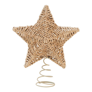 Hand Woven Star Tree Topper