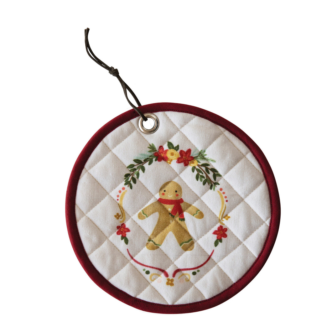 Gingerbread Pot Holder