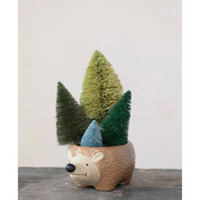 Load image into Gallery viewer, Stoneware Hedgehog Planter